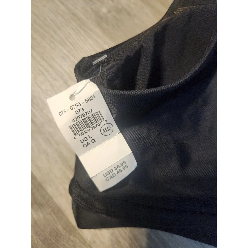 Aerie Black Sports Bra  Size Large NWT